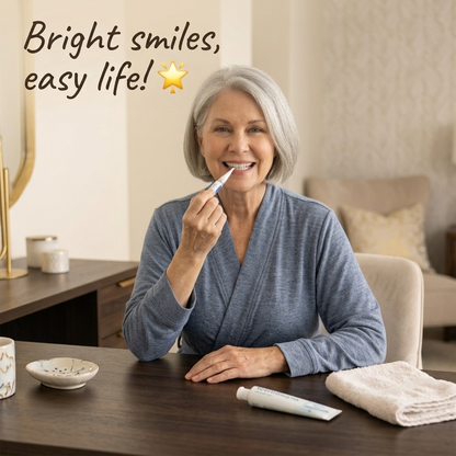 Rotating Teeth Whitening Pen for Brightening Smiles